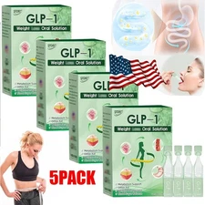5X GLP-1 Oral Solution, Moringa Drops Natural GLP-1 Supplement Drops Weight Loss