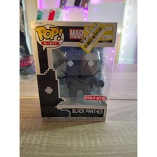 Figura Vinilo Funko Pop Marvel 8 Bit Black Panther Target Exclusiva