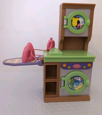 2005 Mattel Loving Family Doll House 6'' Washer Dryer Ironing Board 