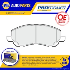 Brake Pads Set fits PEUGEOT 4008 1.8D Front 2012 on Proformer Quality New