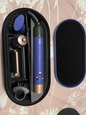 Dyson Airwrap Complete Long Prussian Blue/Copper Full Set w/ Case Used Once