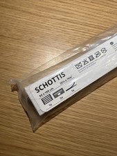 Cubierta de ventana blanca con persiana plisada IKEA SCHOTTIS fácil de colocar sin perforación