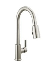 Peerless Brushed Nickel, Single Hole Kitchen Faucet, Stainless P7965LF-SS