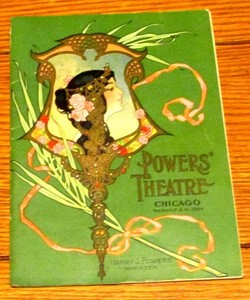 1912 Chicago Playbill "The Return from Jerusalem" starring Madame Simone