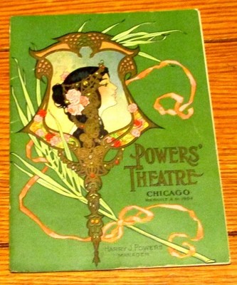 1912 Chicago Playbill ''The Return from Jerusalem'' starring Madame Simone