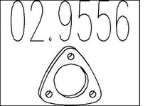 MTS 02.9556 Auspuffdichtung Auspuffdichtung für VW Golf IV Schrägheck (1J1)