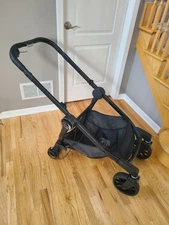 Baby Jogger City Select LUX stroller FRAME  + basket + set of 2 wheels GOOD COND