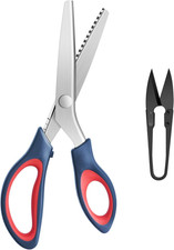 Set Di Forbici Dentellate Professionali a Zig-Zag, per Tagliare Tessuti, Adatte 