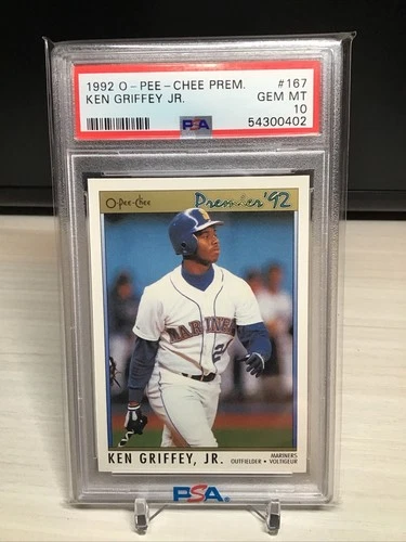 1992 O-Pee-Chee Premier #167 Ken Griffey Jr. PSA 10 Gem Mint Seattle Mariners