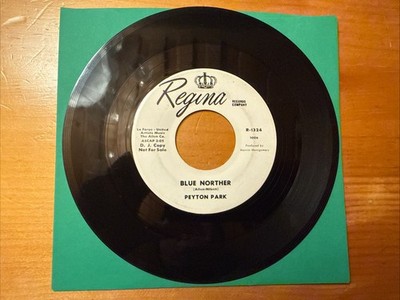 Peyton Park    Blue Norther/Bad Mouth 1964 Regina R-1324 Promo 45 7  Vinyl VG+