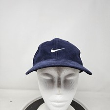 Nike Hat Cap Strap Back Youth Navy Blue Swoosh Logo Cotton Baseball Boys