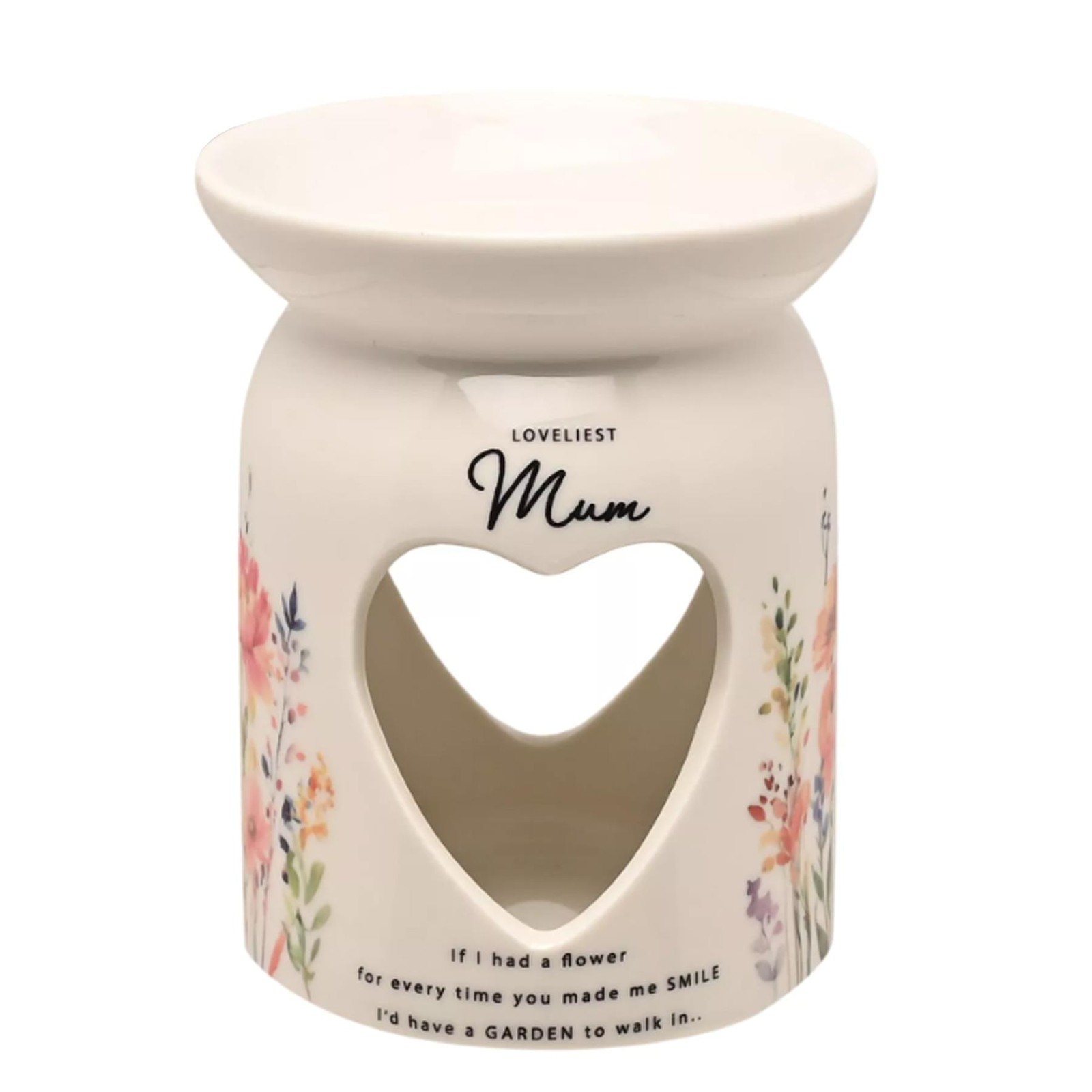Ceramic Wax Melt / Oil Warmer Holder for Mum from Cottage Garden - Image 2