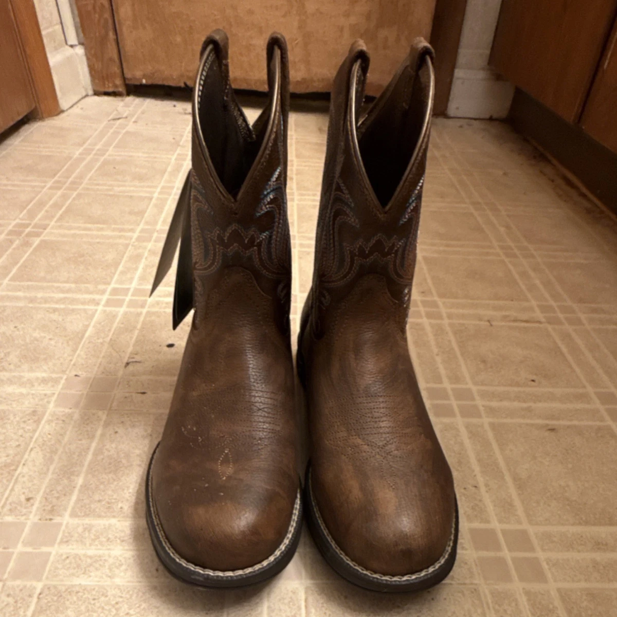 Ariat Embroidered Brown Boots for Women for sale | eBay display picture 2