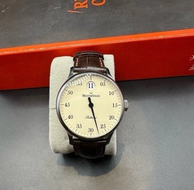 Meister Singer Salthora Single Hour Hand Watch Full Presentation - Image 2 of 4