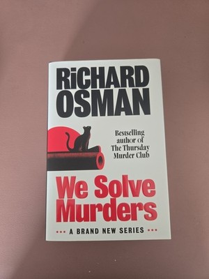 Richard Osman 'We Solve Murdersc Hardcover Book BRAND NEW!