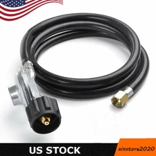 Gas Heater Universal  5Ft Propane Regulator and Hose BBQ Grill Stove Burner