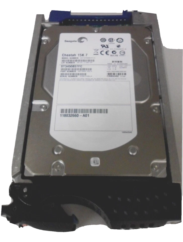 EMC Clarion 005048951 450GB 15K 3.5" Fibre Channel FC Drive HDD CX-4G15-450 - Image 4 of 4