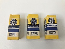 Vintage General Electric Lightbulbs GE Lamps Unused FG-616 Lot/3 New NOS