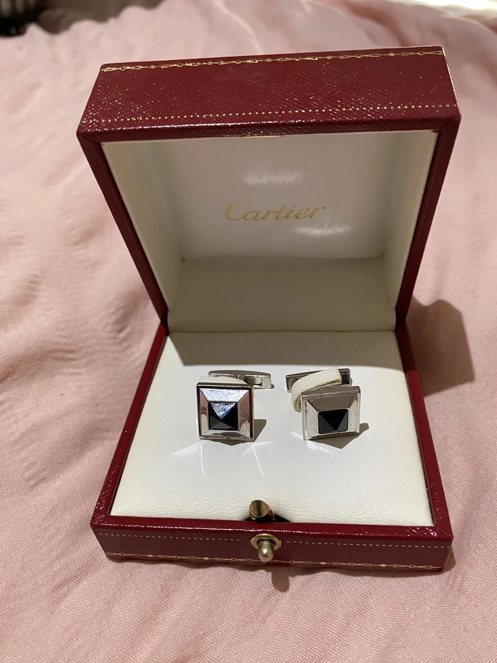 CARTIER Stainless Steel Cufflinks (in its original box) - image 2 of 4