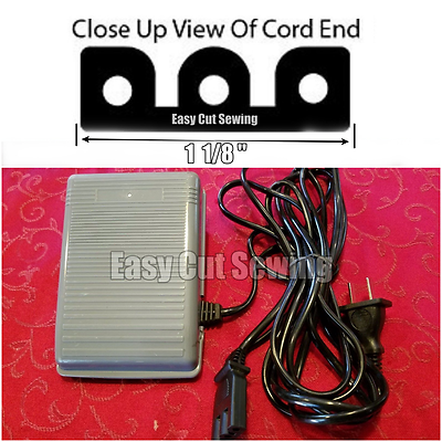 #ad Foot Control Pedal Sewing for Euro Pro White Machine 3 Prong $34.50
