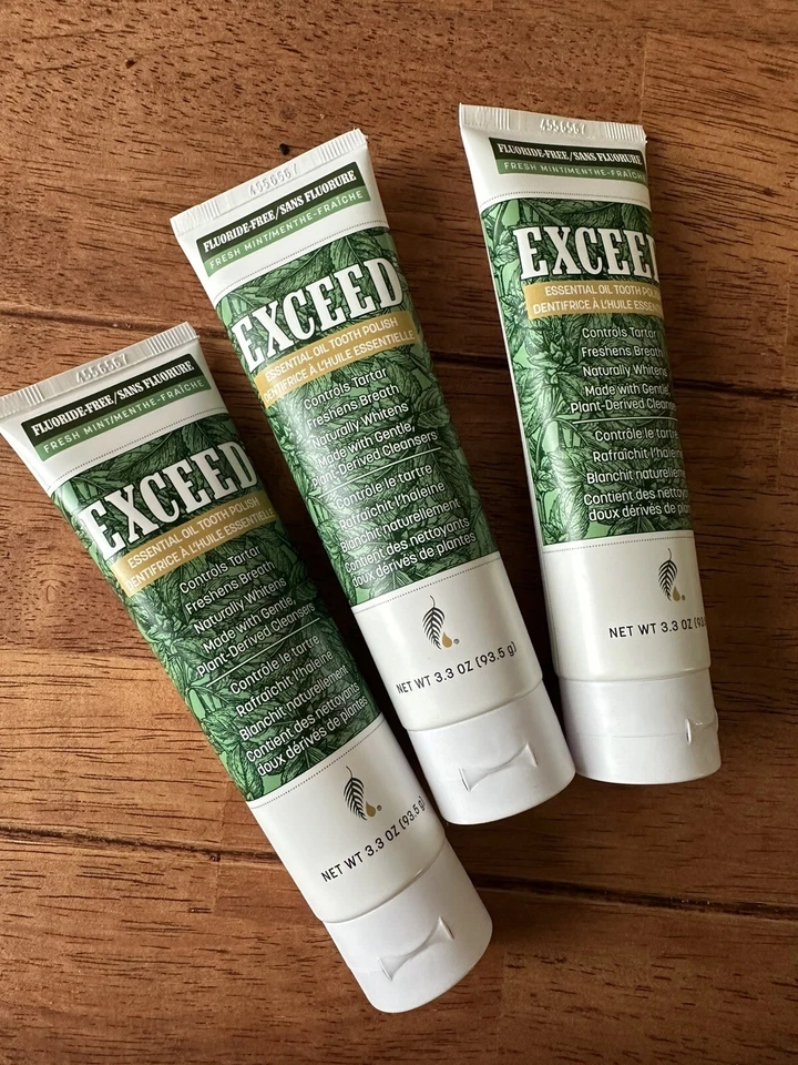 Melaleuca Exceed Tooth Polish Fluoride Free Fresh Mint (3 Pcs) Foto 2 de 2