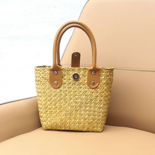 Versatile Straw Bag Rattan Handbag New Women's Handbags for Beach Vacation - Picture 8 of 12