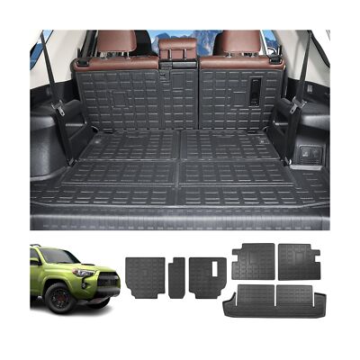 powoq Backrest Mat Compatible with 2010-2024 Toyota 4Runner 7-Seat Cargo Mat ...