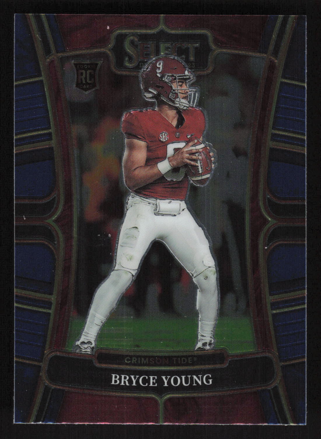 2023 Panini Select Draft Picks #1 Bryce Young Blue Rookie RC Card TCCCX
