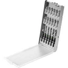 Festool Brad Point Drill Bits 3-8mm & 25mm PH, Pz & Tx Bits - 18 Bits -   577395