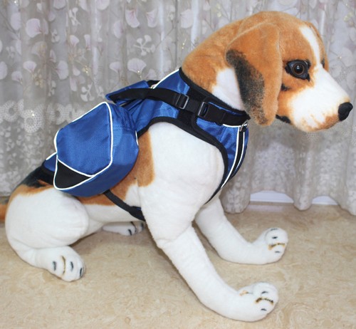 SERVICE DOG BACKPACK Harness vest W/ Removable Saddle Bags + 2 label Patches - Picture 33 of 55