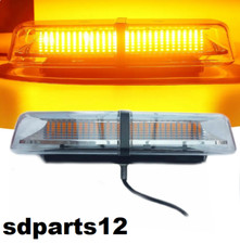 Barra Lampeggiante LED Arancione Emergenza 305mm Auto Camion 12V 24V Omologata