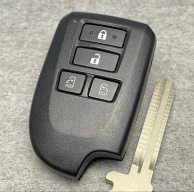 Toyota Hiace 4 Button Genuine Smart key With New Uncut Blade 007
