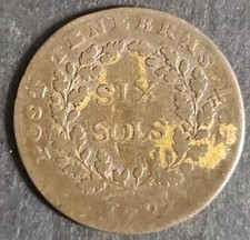 switzerland Six Sols 1797