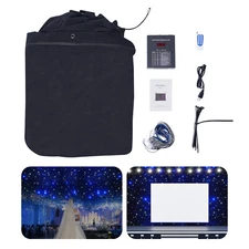 DMX512 LED Star Stage Backdrop 20x10FT LED Star Curtain Background Starry Sky