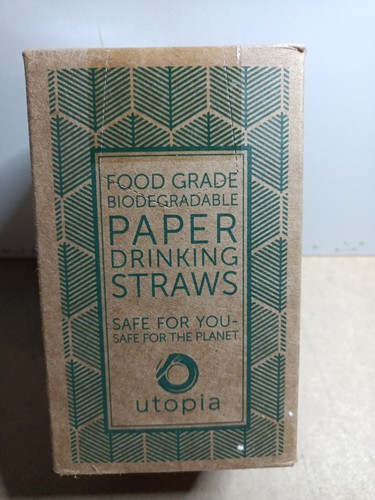 Silver Paper Cocktail Straw 5.5inch - Pack Of 250 - Short 5mm Bore Paper...