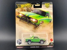 Hot Wheels Subaru Brat Green Off Road FPY86-961 H 1/64