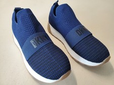 Youth Girls DKNY Blue Fabric Athletic Sneaker Size 4 Style DKN951-2