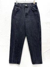 Vintage Gitano High Waisted Jeans Women's Size 10 S - Black Denim 100% Cotton