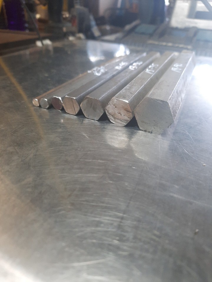 Hex Bar Mild SteelS/S End Bar Offcuts Model Engineer's Stock