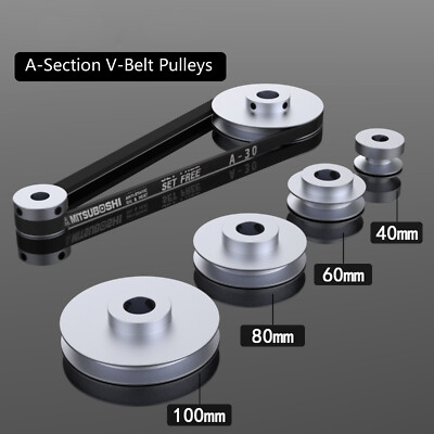 V-Groove Aluminum Drive Pulley For A-Section V-Belt Pulleys OD