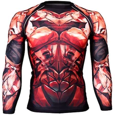 FX-135C BTOPERFORM Under Compression Skin Rash guard Tights Base layer Gym MMA
