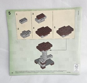 Lego Minecraft 21116 Crafting Box Instruction Manuals Book 1 and 2