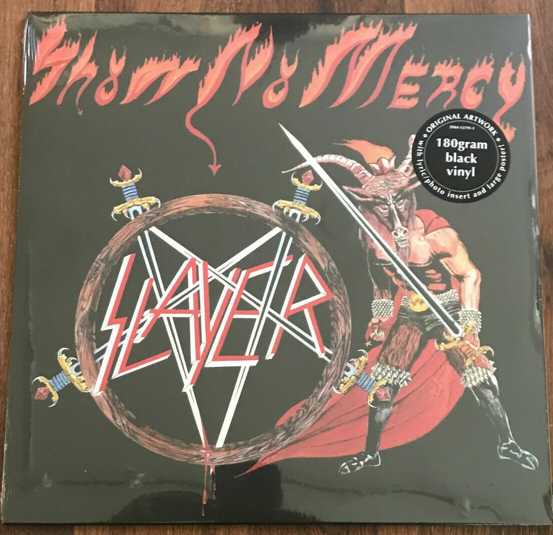 Slayer - Show No Mercy LP - 180 Gram Black Vinyl SEALED NEW THRASH