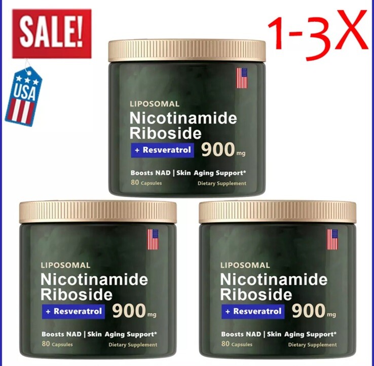 3X -NAD+ Supplement for Anti Aging, Energy,Focus-Booster-Nicotinamide Riboside