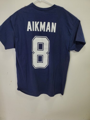 Mitchell And Ness Dallas Cowboys Troy Aikman #8 T-shirt XL Fading Shoulder - Picture 8 of 16