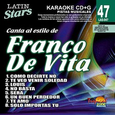 Karaoke Latin Stars 47 Franco De Vita Vol. 1