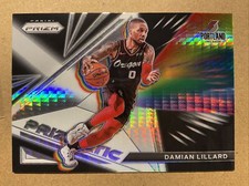 2021-22 Panini Prizm Damian Lillard Hyper Prizm Prizmatic #7 Trail Blazers