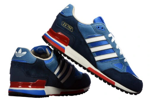 originals mens zx 750 trainers bluebird/white/dark slate