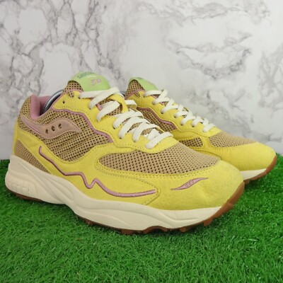 Saucony Turnschuhe Größe 8 Herren 3D Grid Hurricane Wildleder Sportschuhe Jogging Laufen