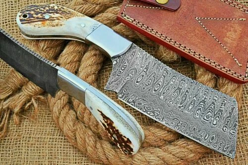 Original Hirschgeweih Messer, Klingen, Rüstungen, Macheten & -Teile & -Zubehör zum Sammeln